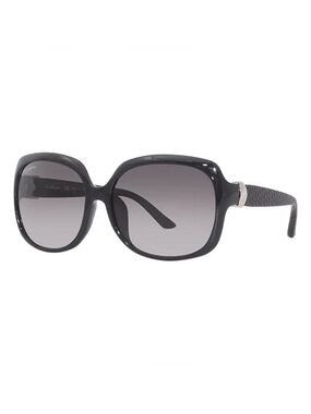 New Salvatore Ferragamo Sunglasses SF739SA 001 Black / Grey Gradient NWT